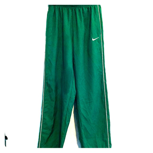 nike track pants green